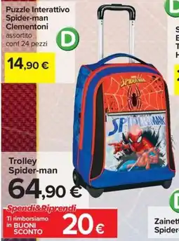 Carrefour Iper Trolley Spider-man offerta