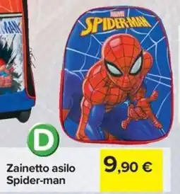 Carrefour Iper Zainetto asilo Spider-man offerta