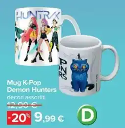 Carrefour Iper Mug K-Pop Demon Hunters offerta