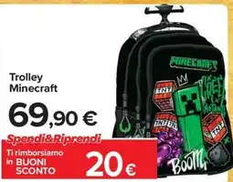 Carrefour Iper Trolley Minecraft offerta