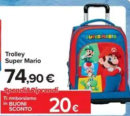 Carrefour Iper Trolley Super Mario offerta