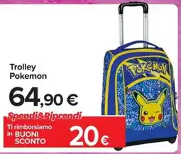 Carrefour Iper Trolley Pokemon offerta