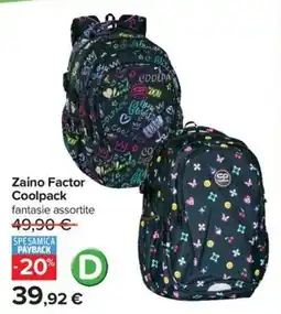 Carrefour Iper Zaino Factor Coolpack offerta