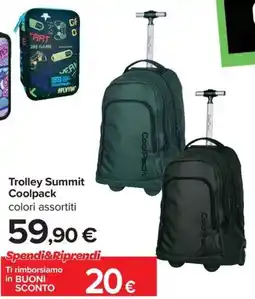 Carrefour Iper Trolley Summit Coolpack offerta