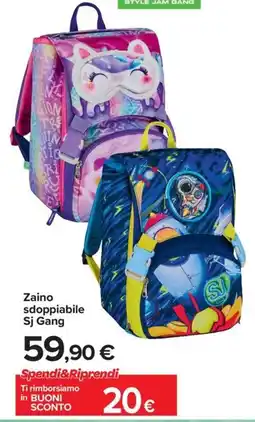 Carrefour Iper Zaino sdoppiabile Sj Gang offerta