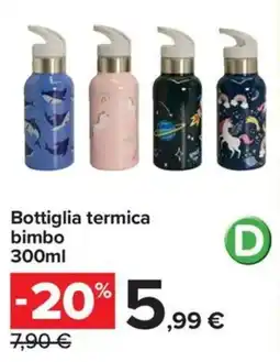 Carrefour Iper Bottiglia termica bimbo offerta