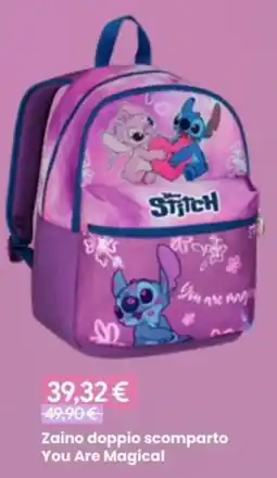 Paniate Zaino doppio scomparto You Are Magical Stitch offerta
