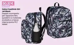 Paniate Zaino Freethink Girl Jet Black offerta