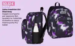 Paniate Zaino Freethink Girl Steel Gray offerta