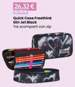 Paniate Quick Case Freethink Girl Jet Black offerta
