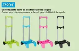 Paniate Carrello porta zaino Be Box trolley ruota singola offerta