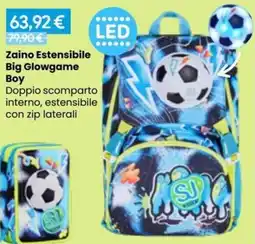 Paniate Zaino Estensibile Big Glowgame Boy offerta