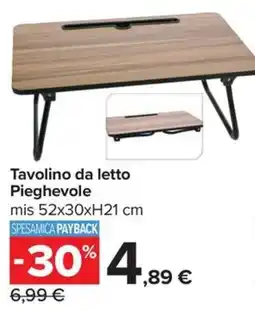 Carrefour Iper Tavolino da letto Pieghevole offerta
