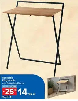 Carrefour Iper Scrivania Pieghedole offerta