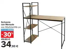 Carrefour Iper Scrivania con Mensole offerta