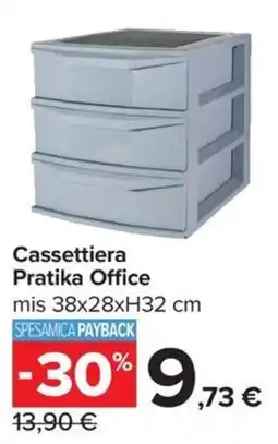 Carrefour Iper Cassettiera Pratika Office offerta