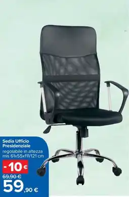 Carrefour Iper Sedia Ufficio Presidenziale offerta
