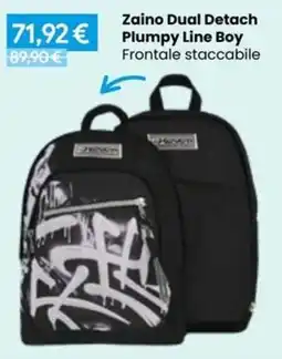 Paniate Zaino Dual Detach Plumpy Line Boy offerta