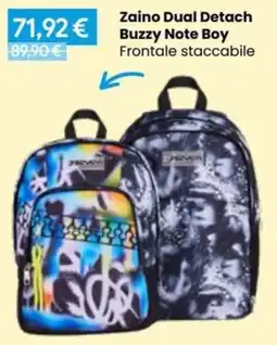 Paniate Zaino Dual Detach Buzzy Note Boy offerta