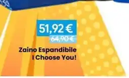 Paniate Zaino Espandibile I Choose You! offerta