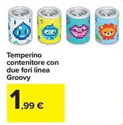 Carrefour Iper Temperino contenitore con due fori linea Groovy offerta