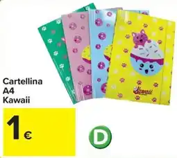Carrefour Iper Cartellina A4 Kawaii offerta