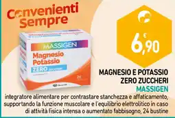 Parafarmacia Conad Magnesio Potassio Zero Zuccheri Massigen offerta