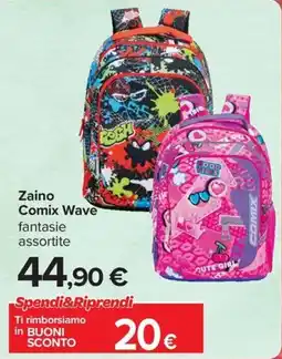 Carrefour Iper Zaino Comix Wave offerta