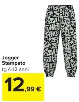 Carrefour Iper Jogger Stampato offerta