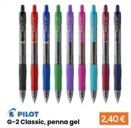 Paniate Pilot G-2 Classic, penna gel offerta