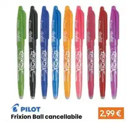 Paniate Pilot Frixion Ball cancellabile offerta