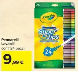 Carrefour Iper Pennarelli Lavabili Crayola offerta