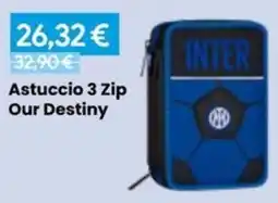 Paniate Astuccio 3 Zip Our Destiny offerta