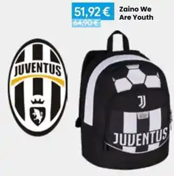 Paniate Zaino We Are Youth Juventus offerta