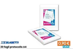 Paniate Blasetti fogli protocollo A4 offerta