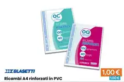 Paniate Ricambi A4 rinforzati in PVC Blasetti offerta