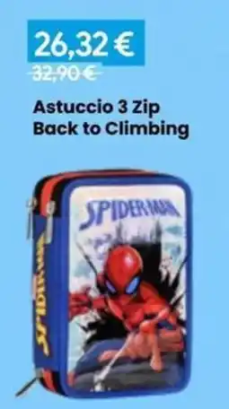Paniate Astuccio 3 Zip Back to Climbing offerta