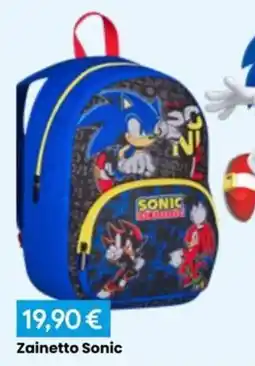 Paniate Zainetto Sonic offerta