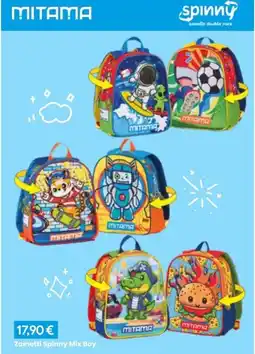 Paniate Mitama Zainetti Spinny Mix Boy offerta