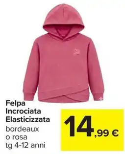 Carrefour Iper Felpa Incrociata Elasticizzata offerta