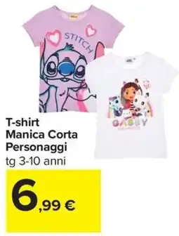 Carrefour Iper T-shirt Manica Corta Personaggi offerta