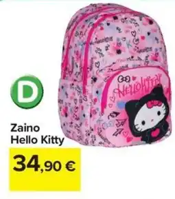 Carrefour Iper Zaino Hello Kitty offerta