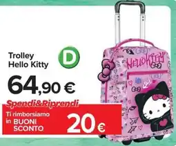 Carrefour Iper Trolley Hello Kitty offerta