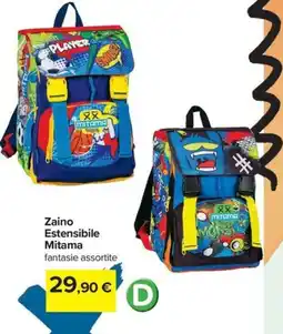Carrefour Iper Zaino Estensibile Mitama offerta