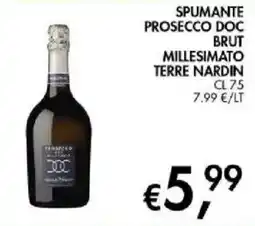 Coal City Spumante Prosecco Doc Brut Millesimato Terre Nardin offerta