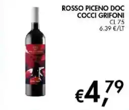 Coal City Rosso Piceno DOC Cucci Grifoni offerta