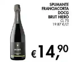 Coal City Spumante Franciacorta DOCG Brut Hierò offerta