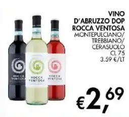 Coal City Vino d'Abruzzo Dop Rocca Ventosa offerta