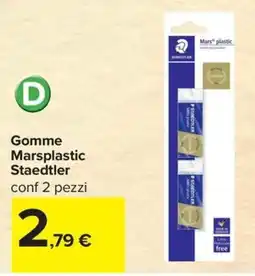 Carrefour Iper Gomme Marsplastic Staedtler offerta