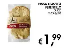 Coal City Pinsa classica Ferentillo offerta